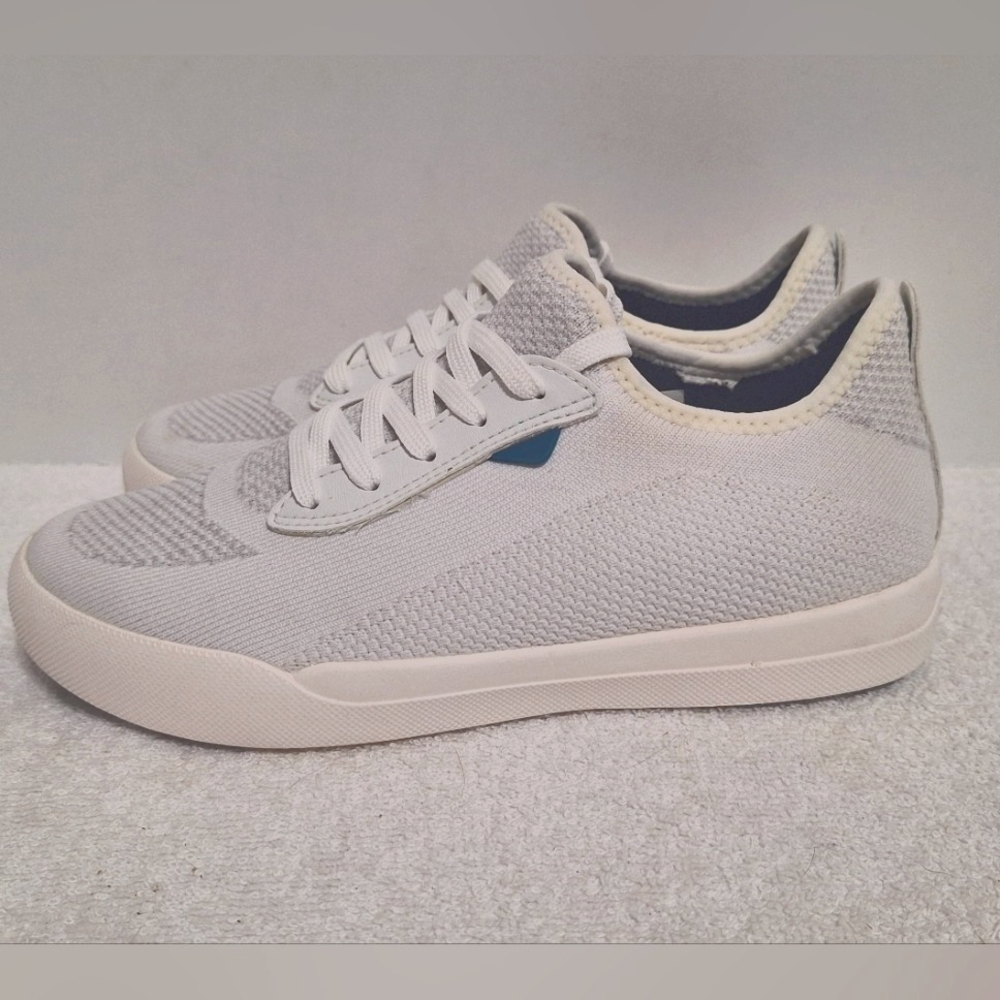 Vessi Weekend Waterproof Marble White Casual Court Sneakers Women's Size 8